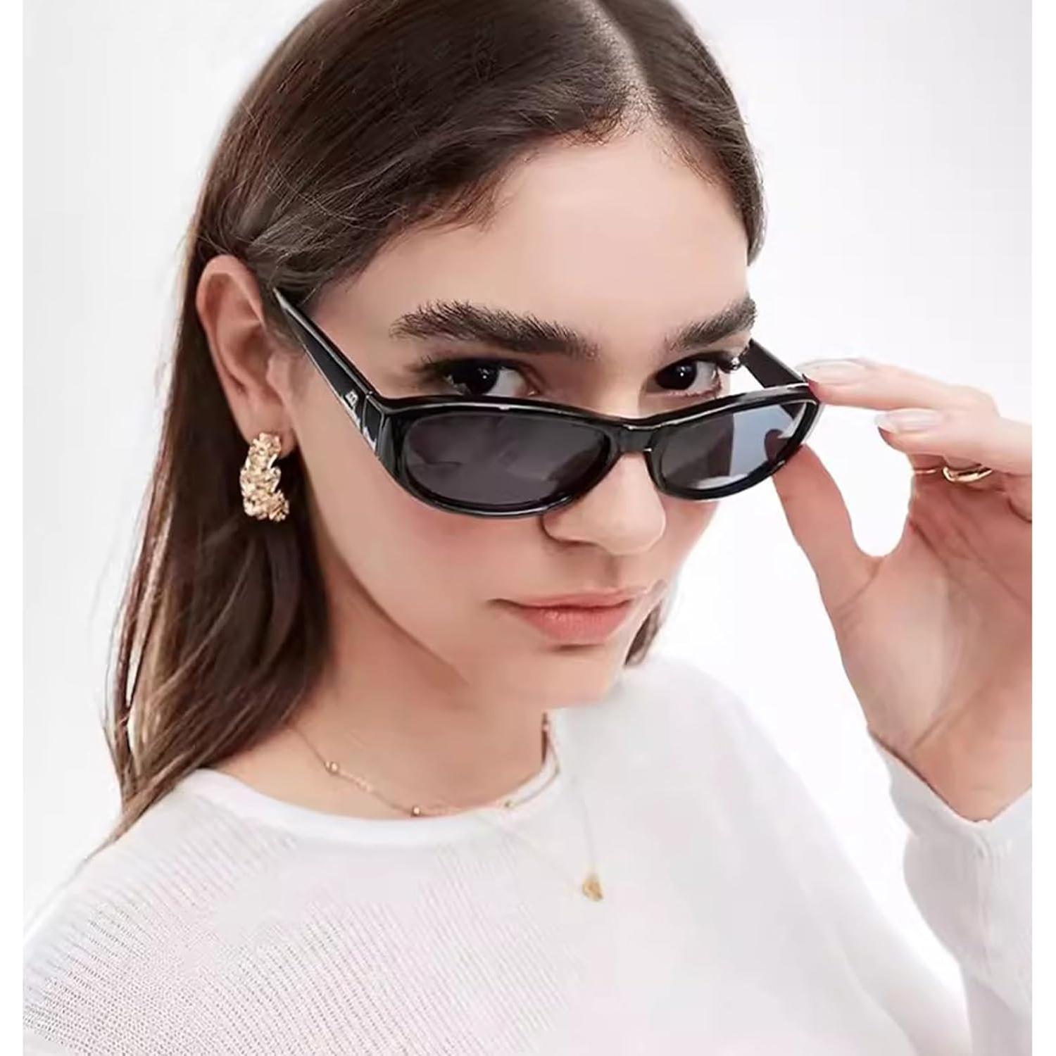 Gafas de sol ovaladas BRMHDY para mujeres - UV400