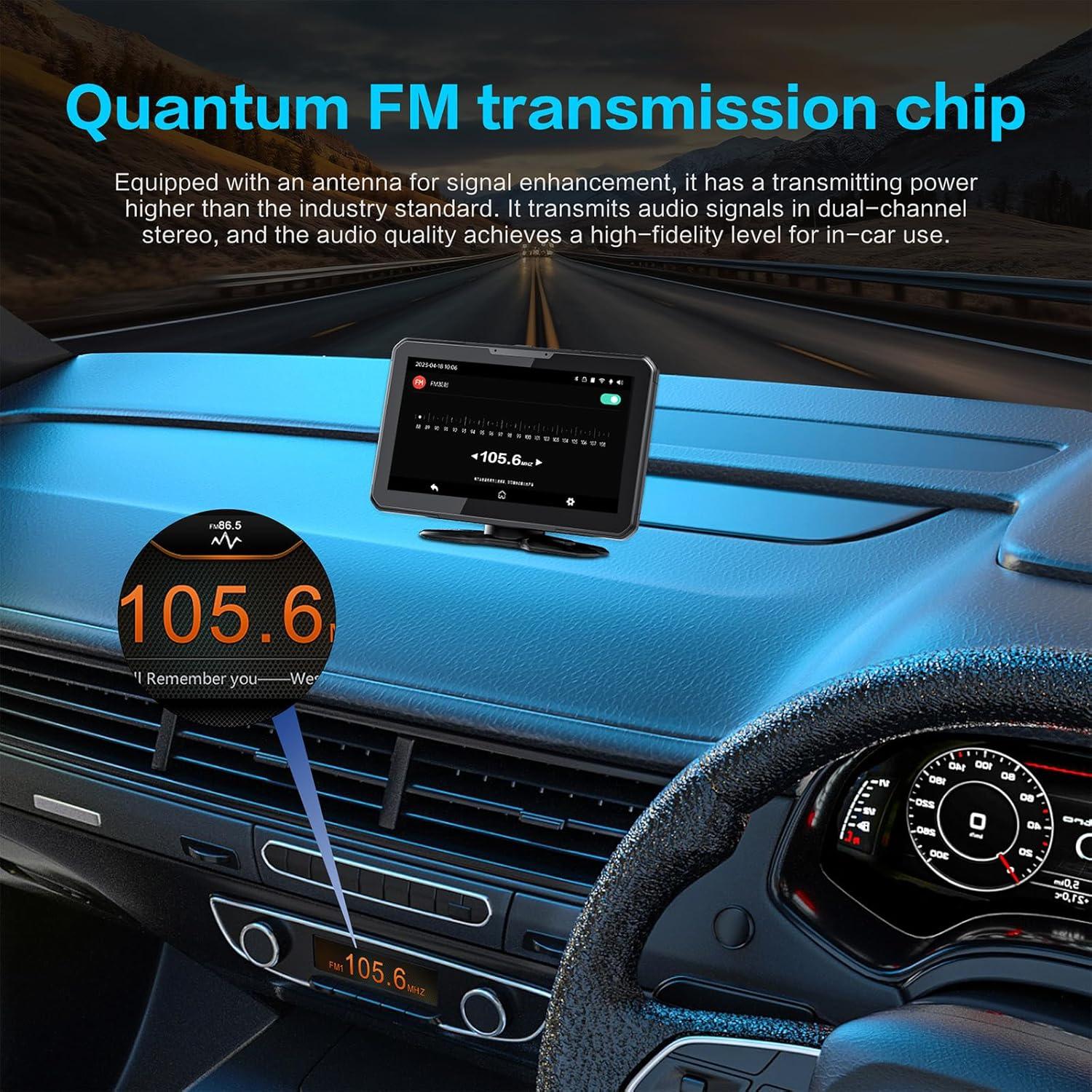 Pantalla Car Play G 7" IPS Táctil con Control por Voz