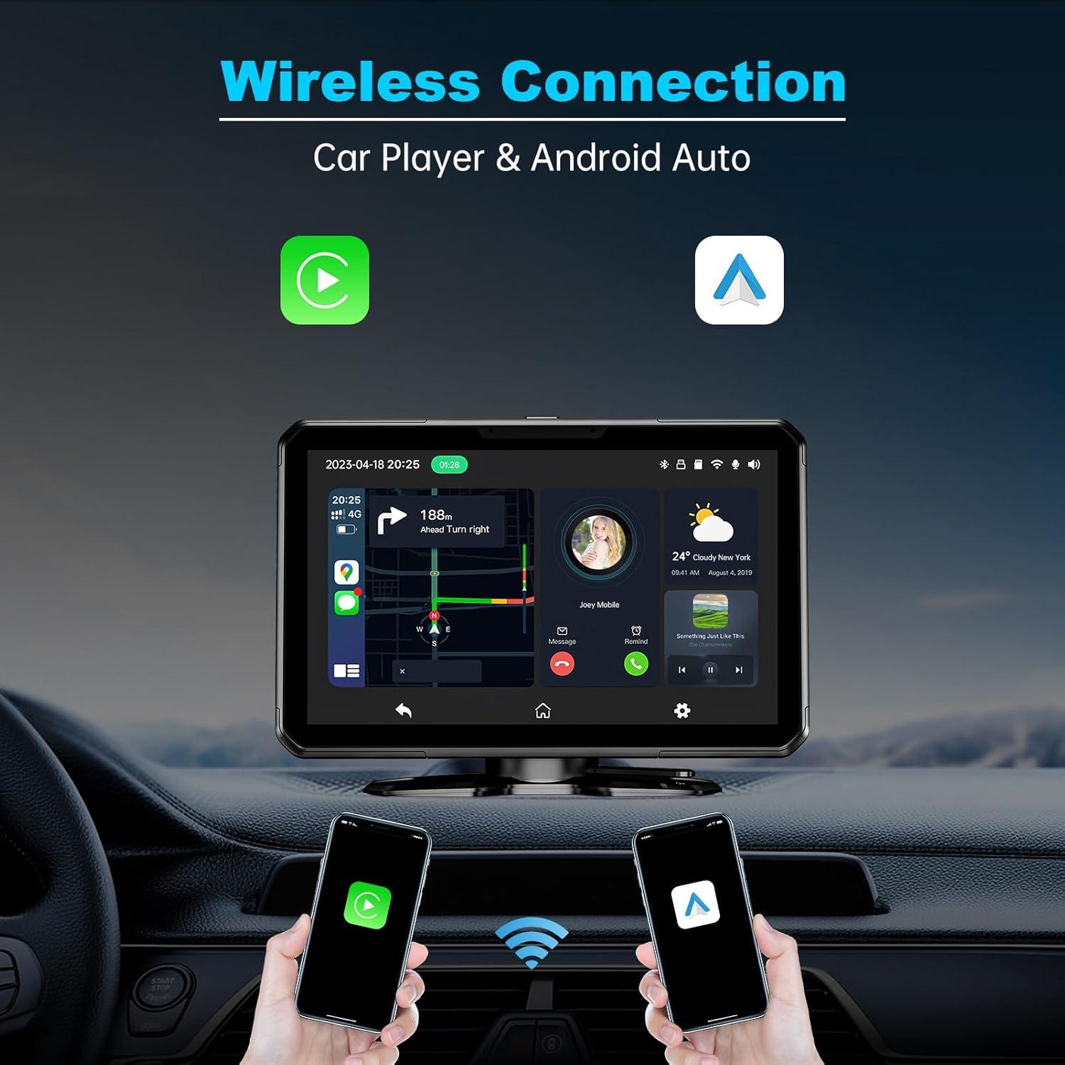 Pantalla Car Play G 7" IPS Táctil con Control por Voz
