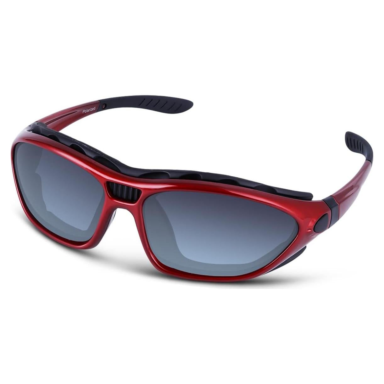 Gafas de Sol Deportivas BEACOOL Polarizadas UV400 Rojo
