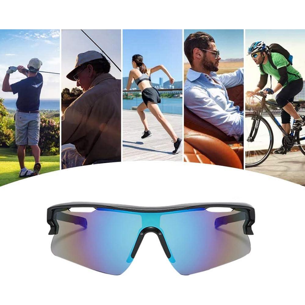 Gafas de sol deportivas WoodCloris UV400 para hombres y mujeres