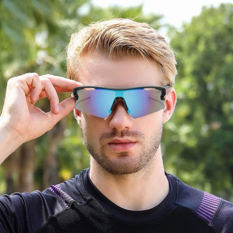 Gafas de sol deportivas WoodCloris UV400 para hombres y mujeres