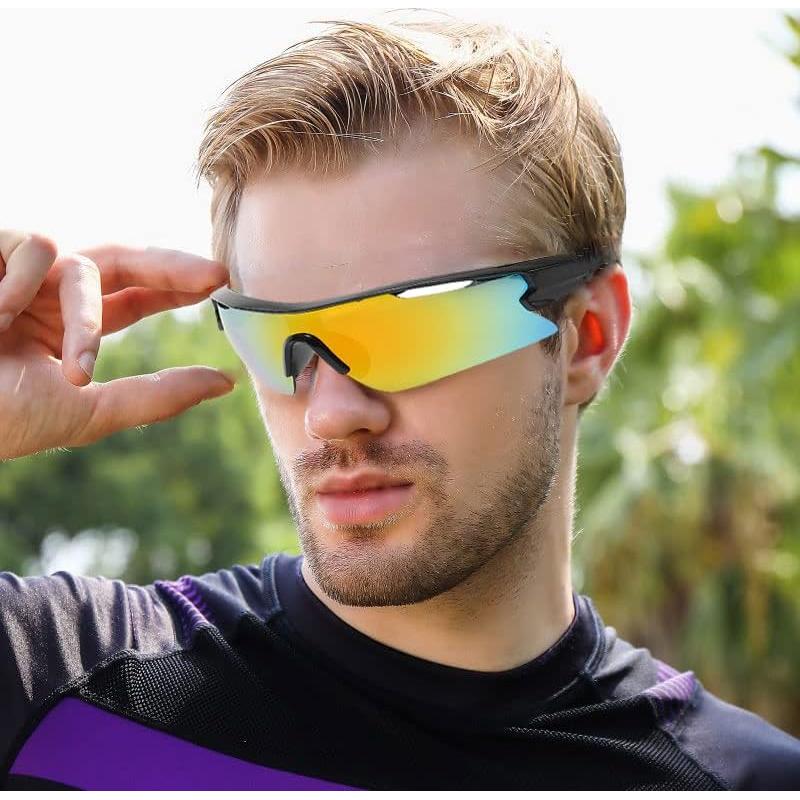 Gafas de sol deportivas WoodCloris UV400 para hombres y mujeres