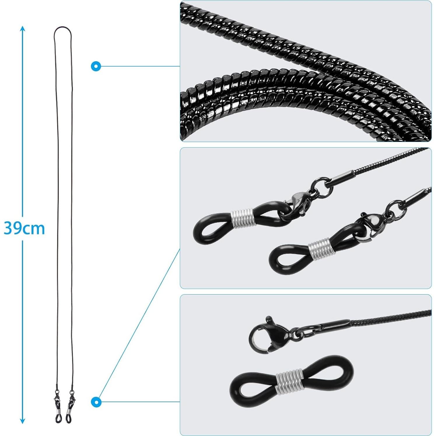 Cadena para Gafas OCR 78.74 cm con Hebilla de Metal