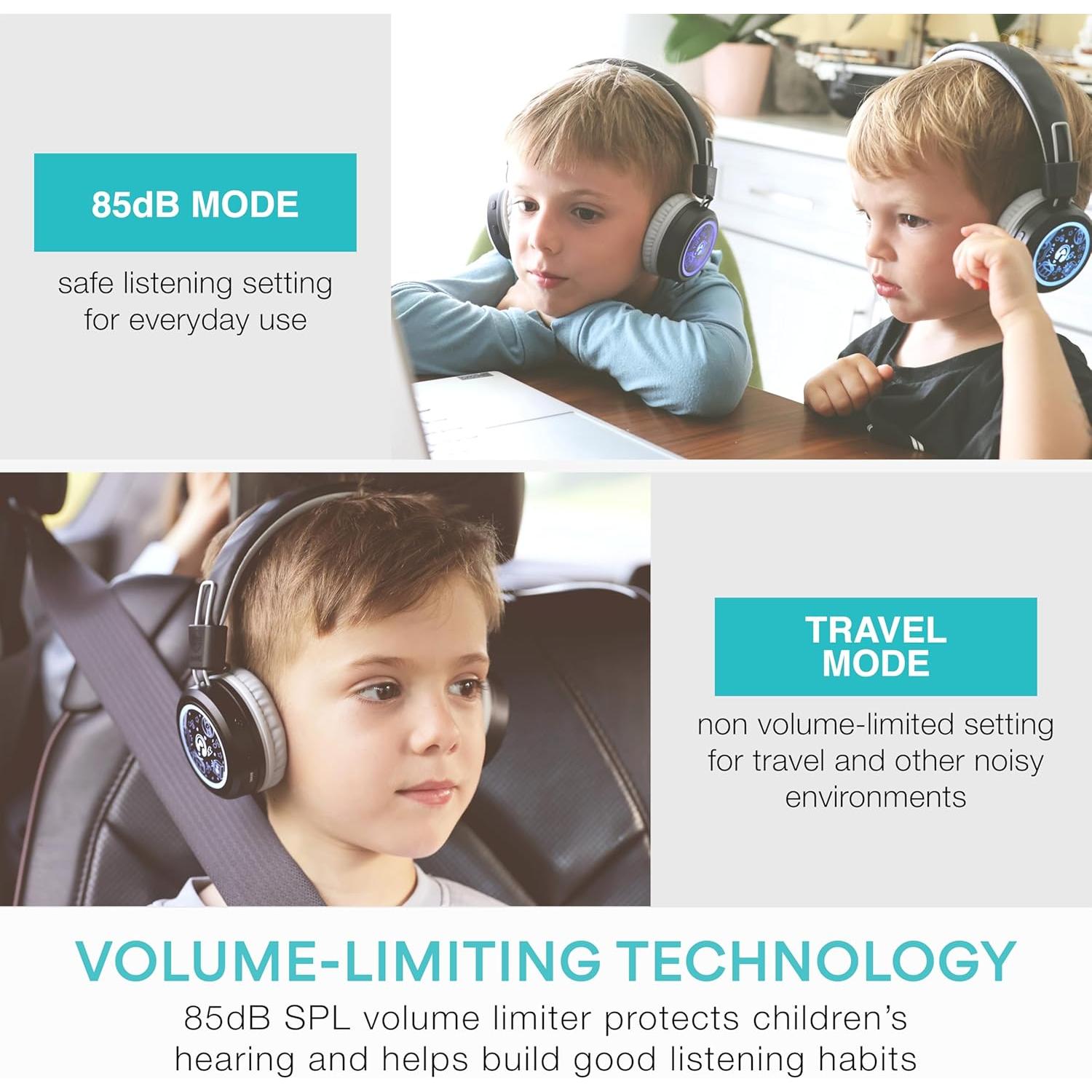 Auriculares Bluetooth KidJamz KJ55BT para Niños 2-Pack