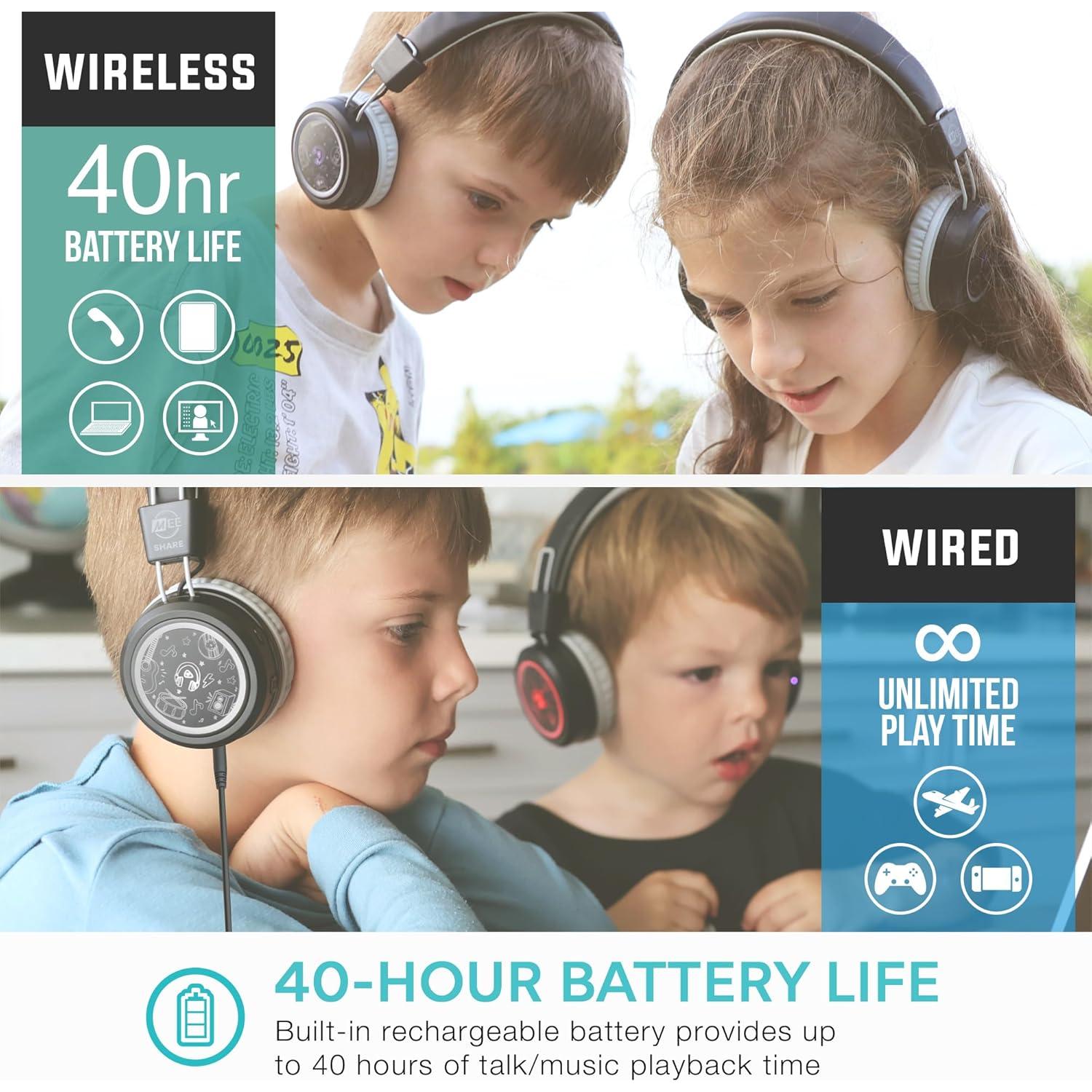 Auriculares Bluetooth KidJamz KJ55BT para Niños 2-Pack