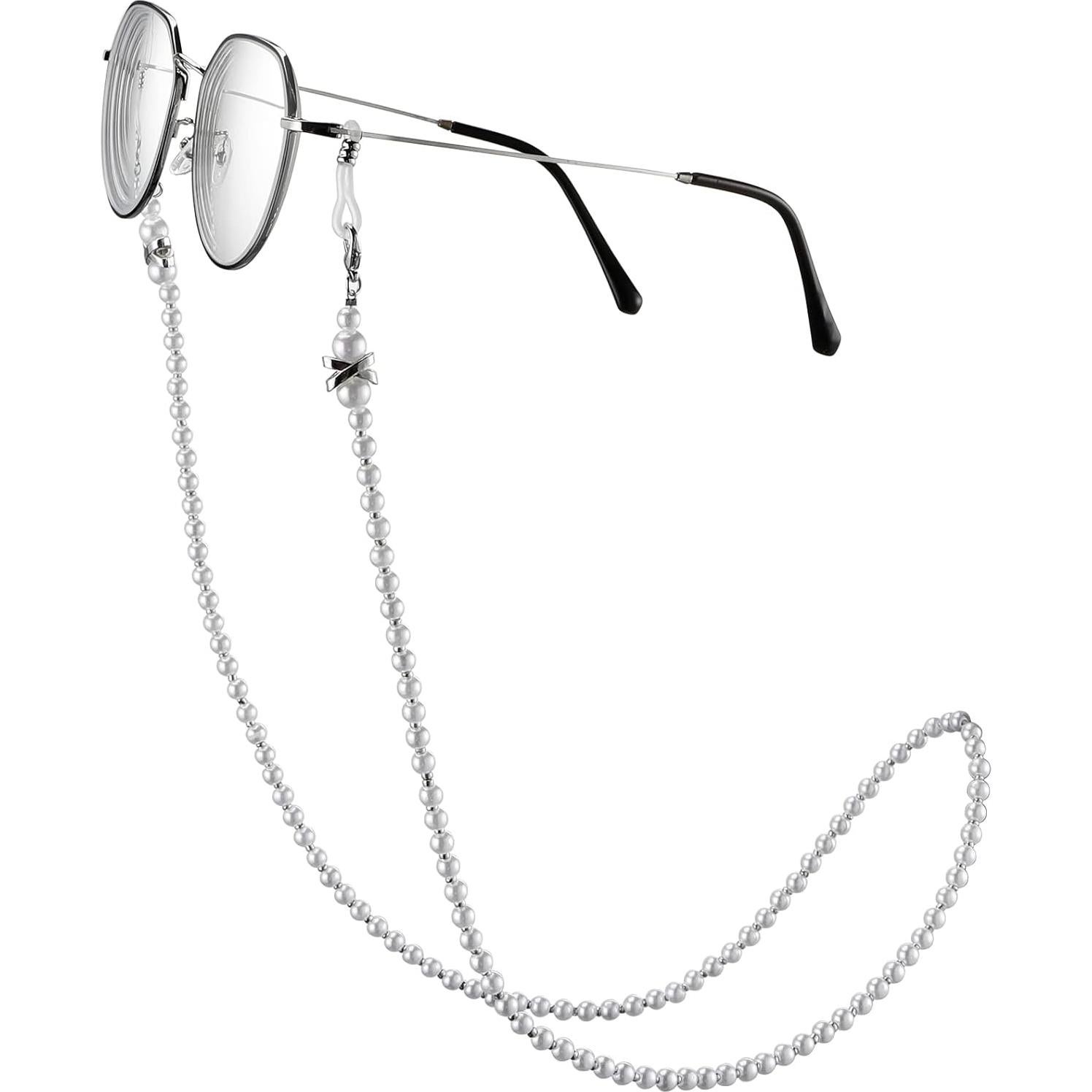 Cadena para Gafas OCR Blanca 76 cm Ajustable y Elegante