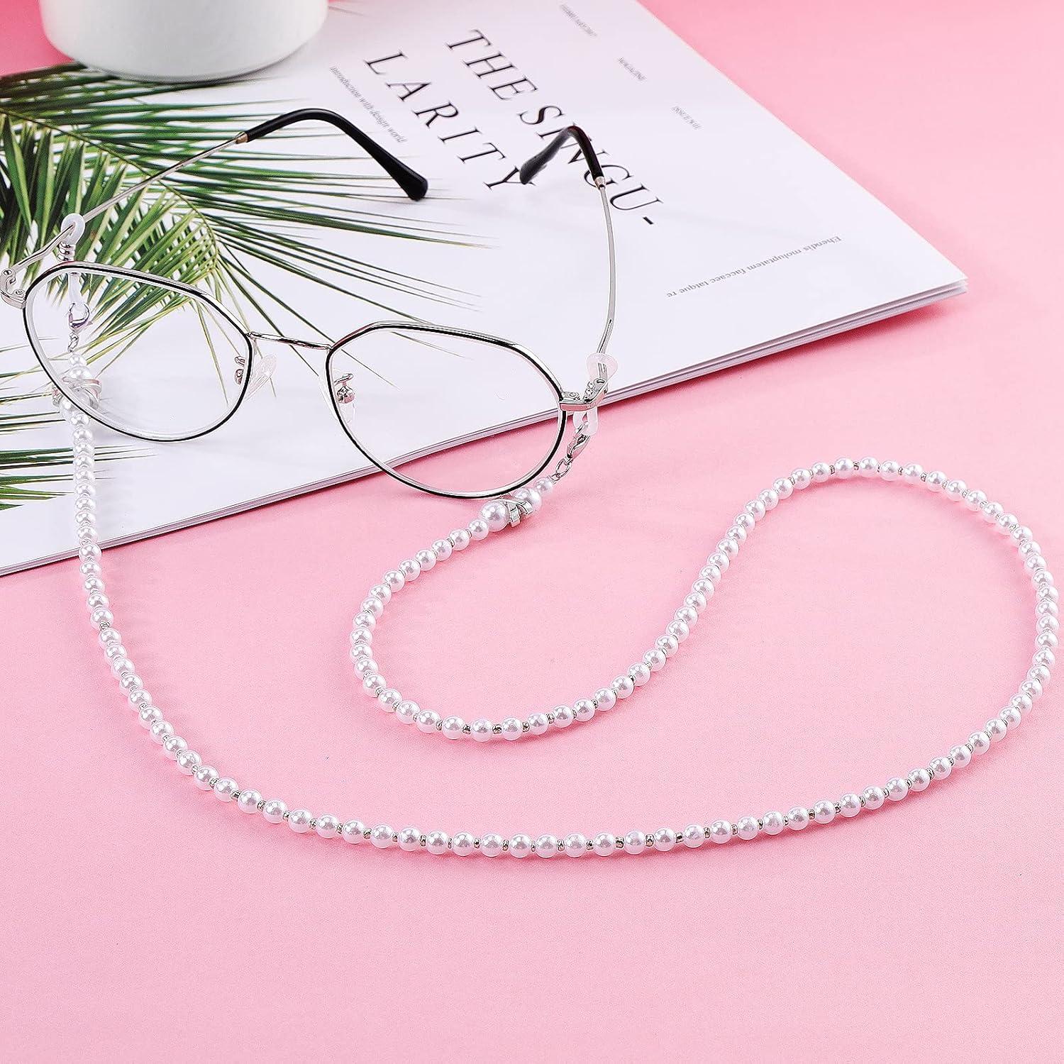 Cadena para Gafas OCR Blanca 76 cm Ajustable y Elegante