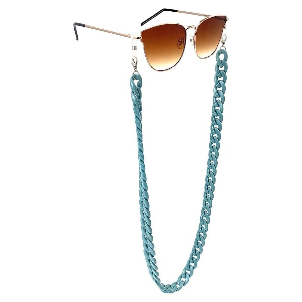 Cadena para Gafas DECKER Acrílico Texturizado Verde