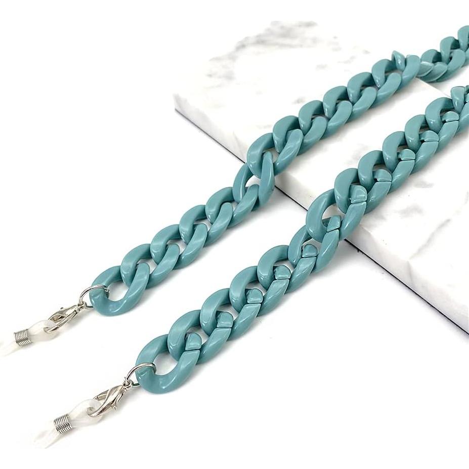 Cadena para Gafas DECKER Acrílico Texturizado Verde