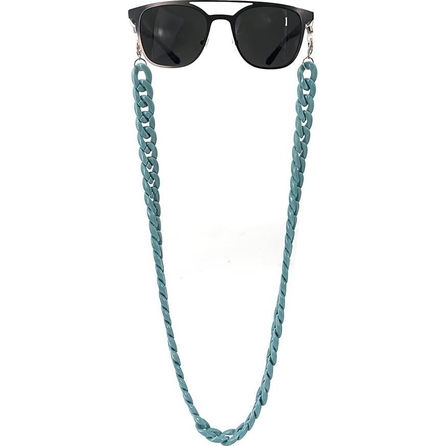 Cadena para Gafas DECKER Acrílico Texturizado Verde