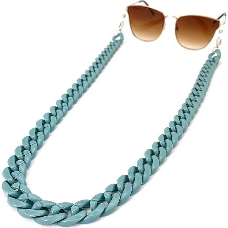 Cadena para Gafas DECKER Acrílico Texturizado Verde
