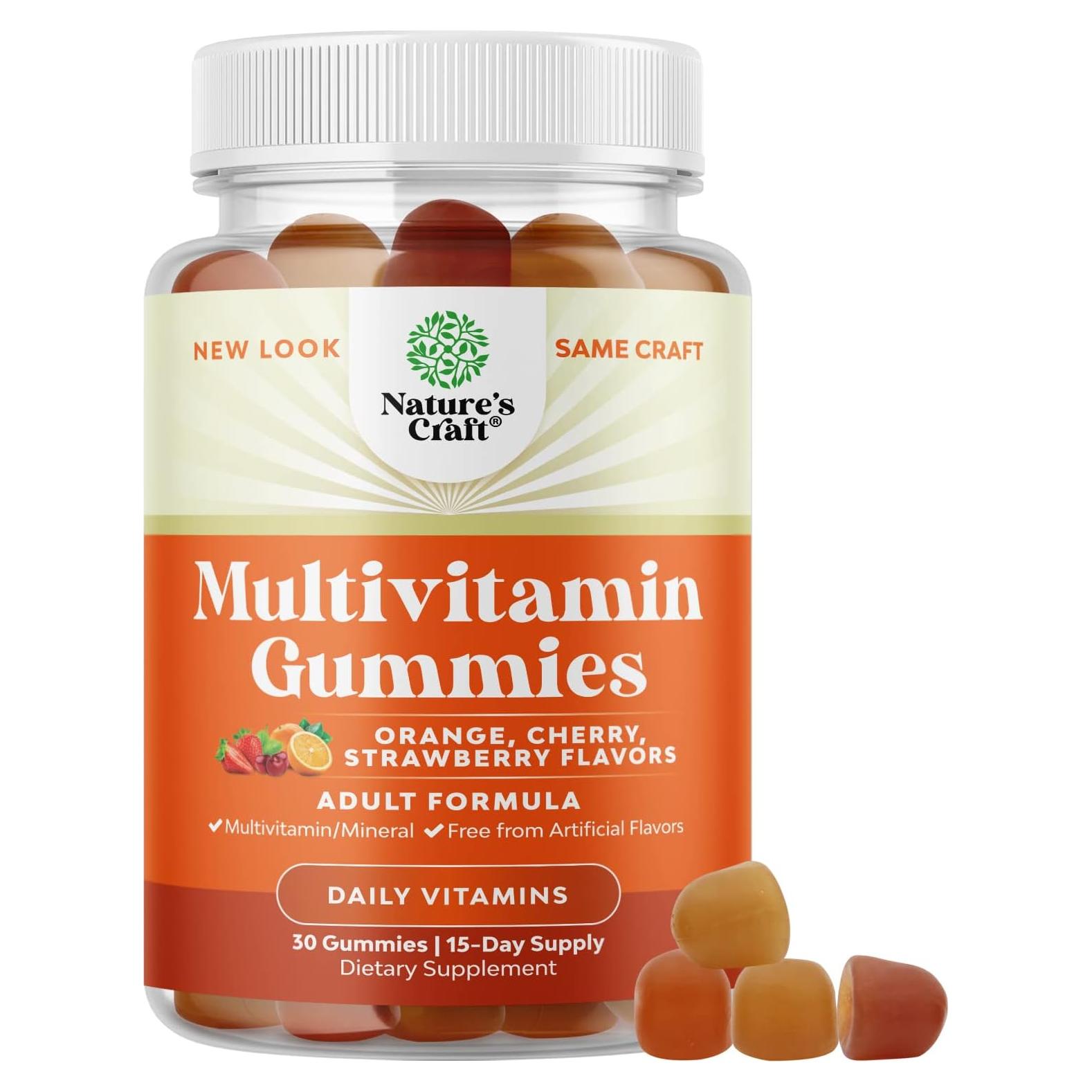 Gomitas Multivitamínicas Natures Craft 30 Unidades - Energía e Inmunidad