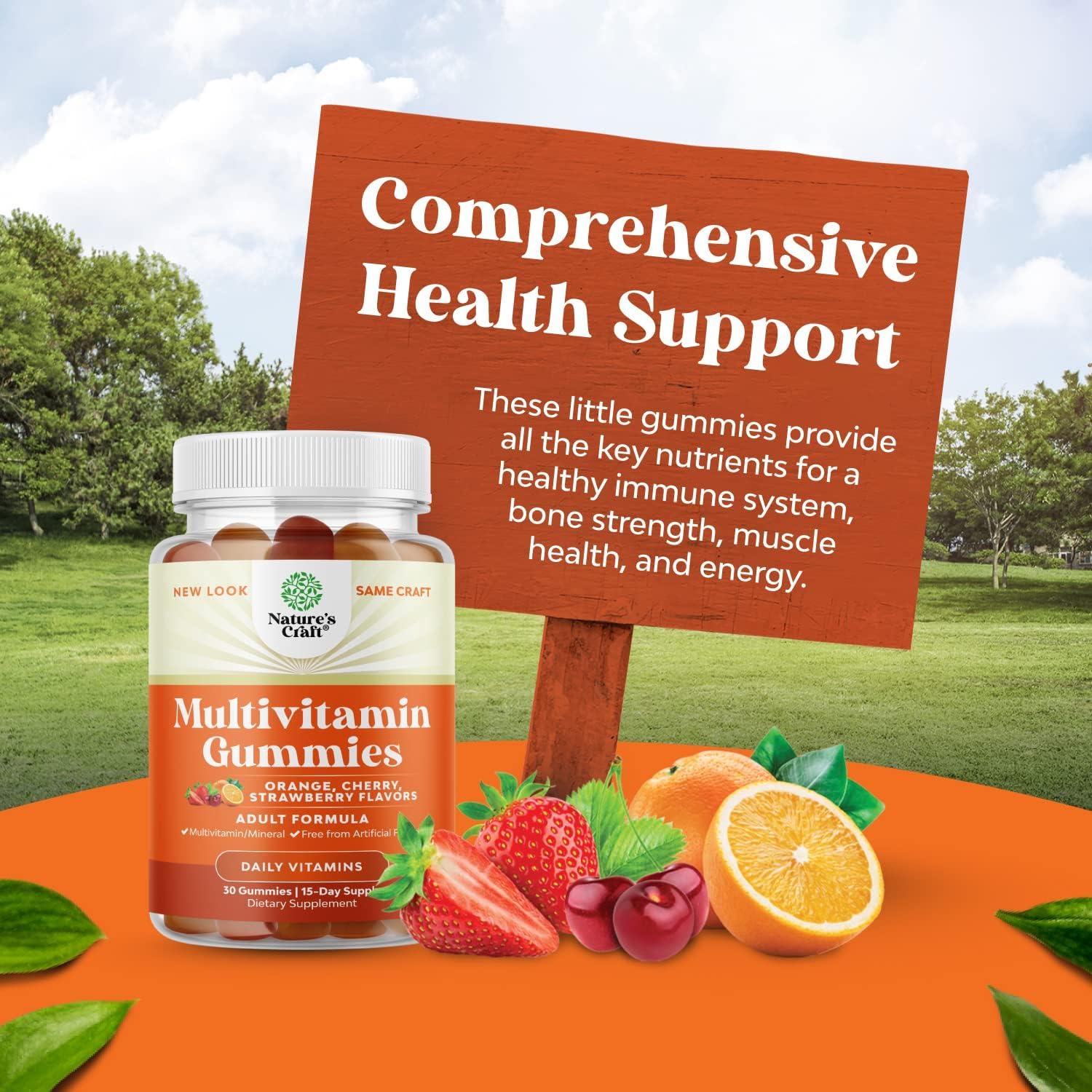 Gomitas Multivitamínicas Natures Craft 30 Unidades - Energía e Inmunidad