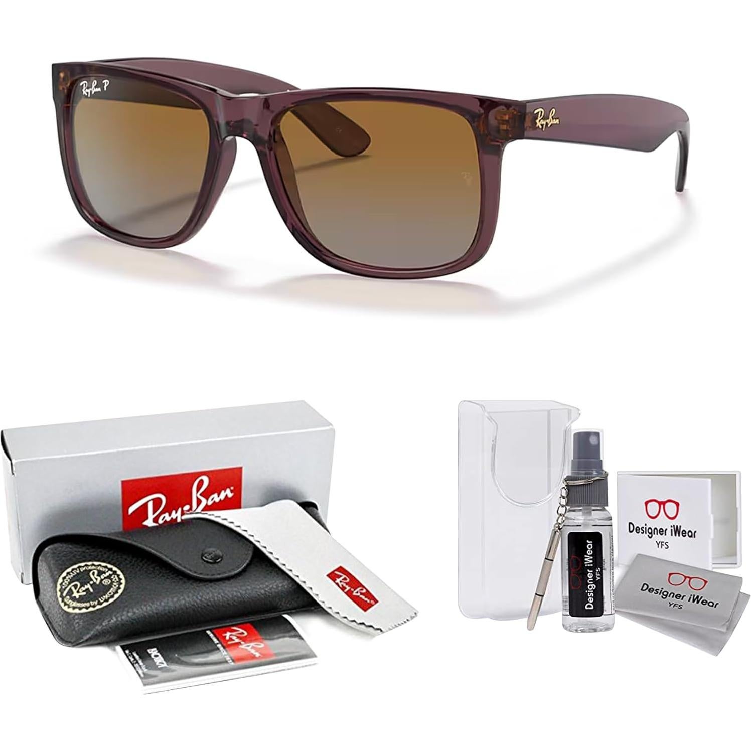 Gafas de sol Ray-Ban RB4165 Justin + Kit de limpieza