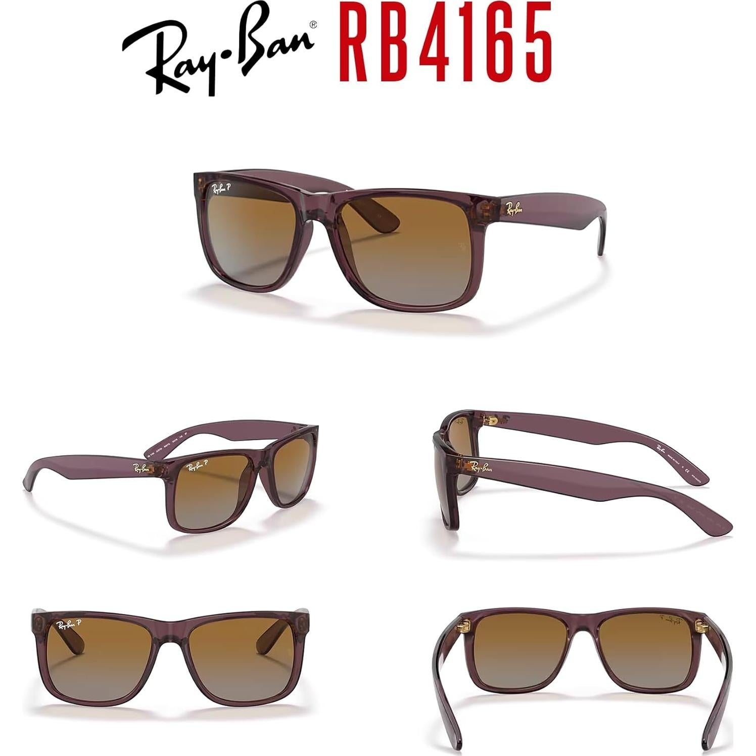 Gafas de sol Ray-Ban RB4165 Justin + Kit de limpieza