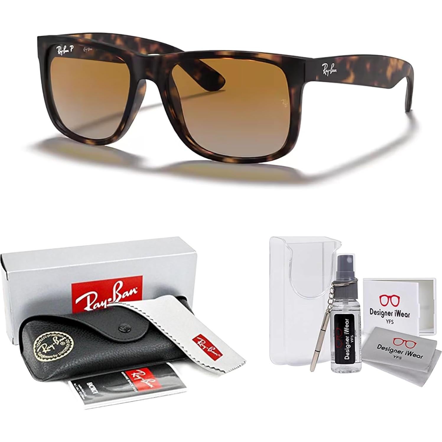 Gafas de sol Ray-Ban RB4165 Justin con kit de limpieza