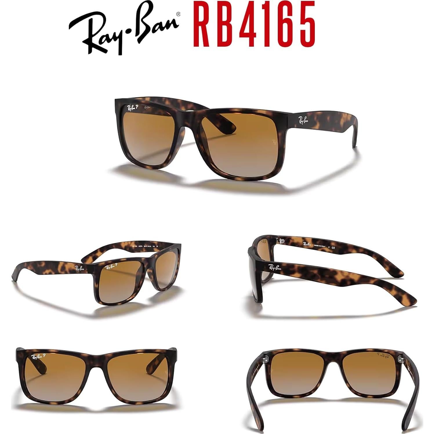 Gafas de sol Ray-Ban RB4165 Justin con kit de limpieza