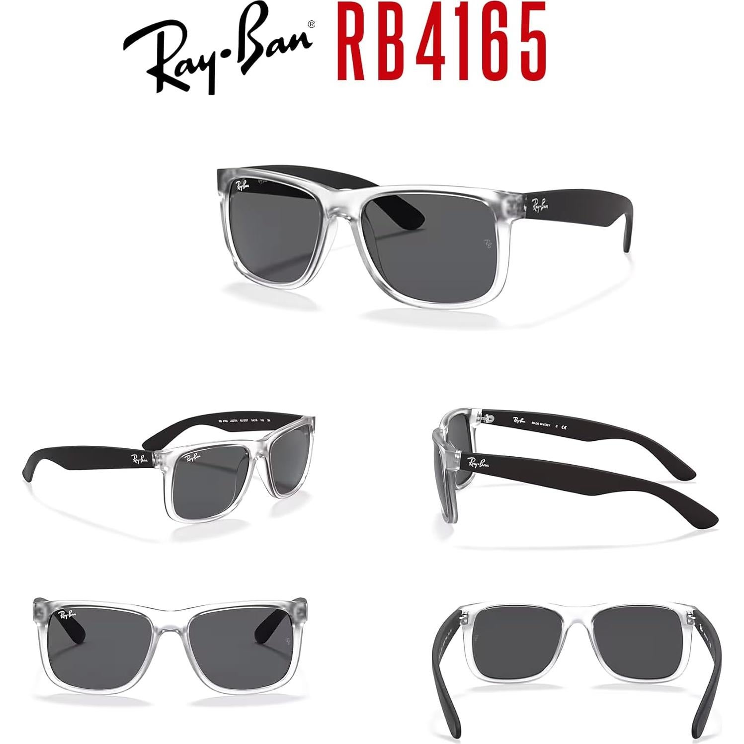 Gafas de sol Ray-Ban RB4165 Justin con kit de limpieza