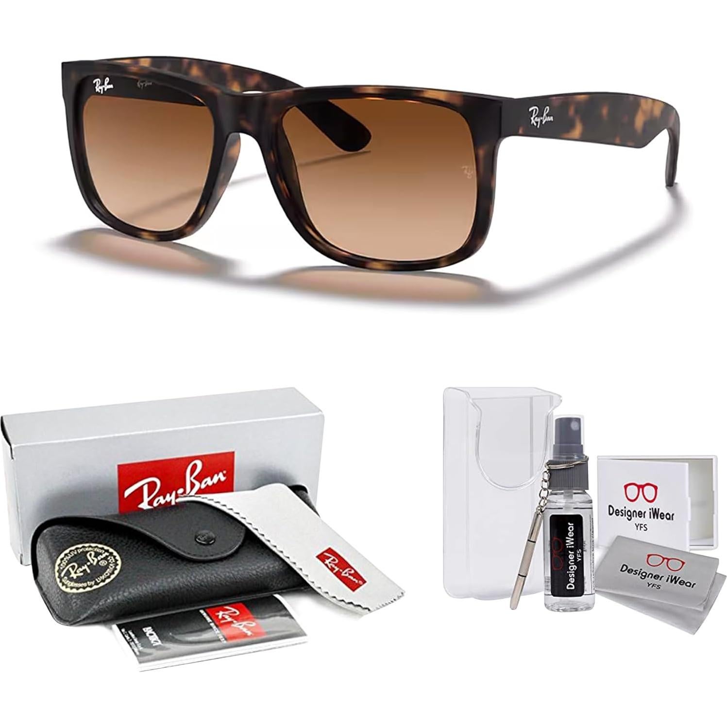 Gafas de sol Ray-Ban RB4165 Justin Unisex + Kit de Cuidado