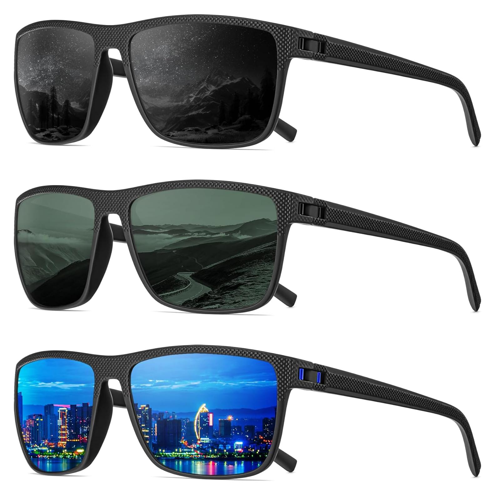 Gafas de sol QALLY polarizadas UV400 para hombres