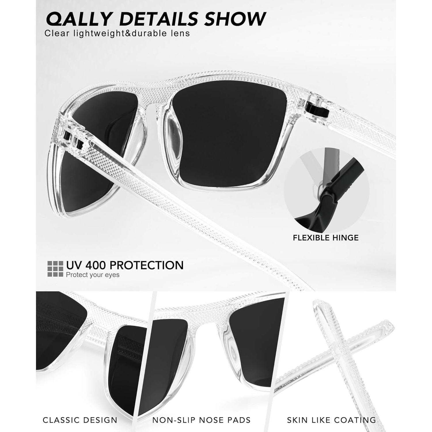 Gafas de sol QALLY polarizadas UV400 para hombres