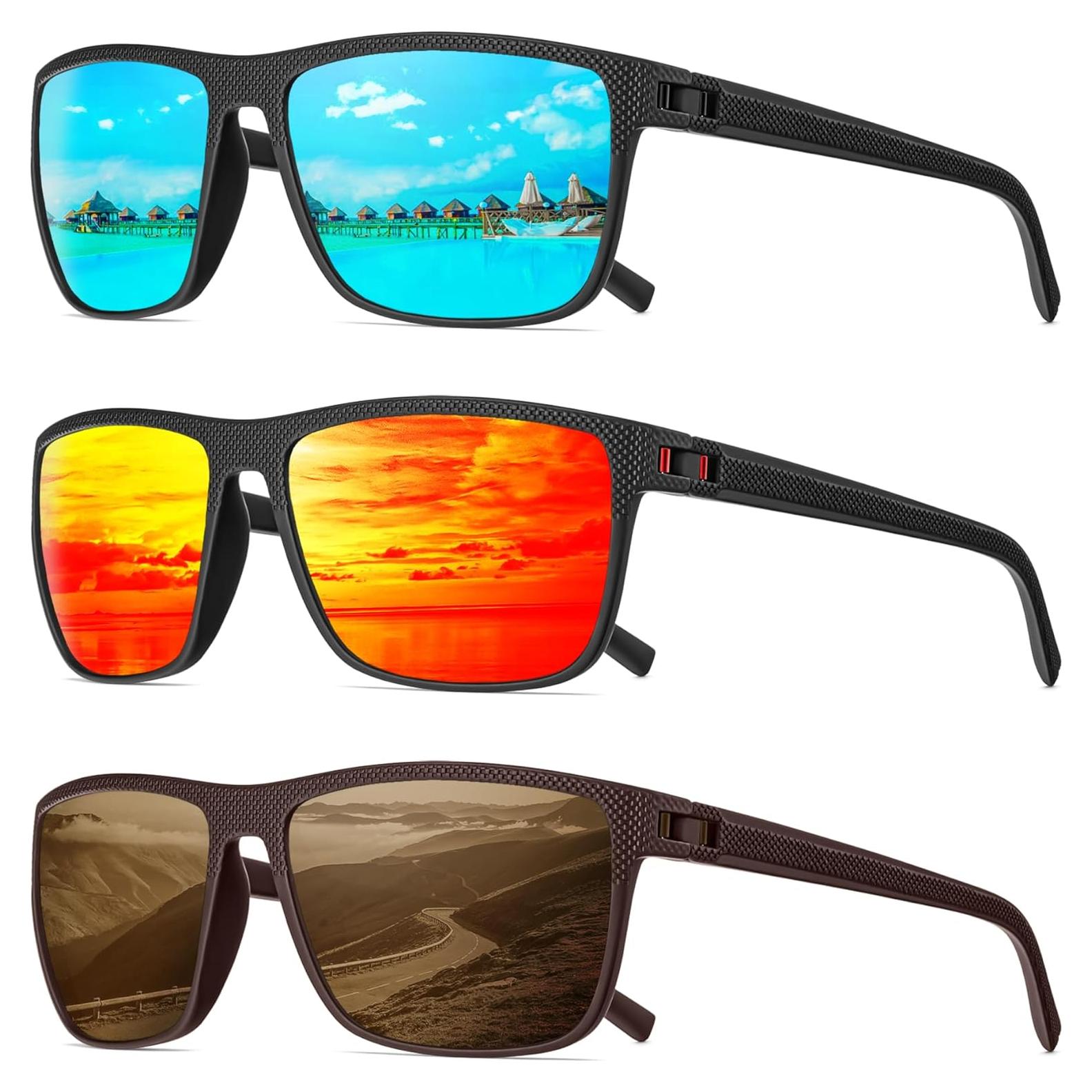 Gafas de sol QALLY polarizadas UV400 para hombres