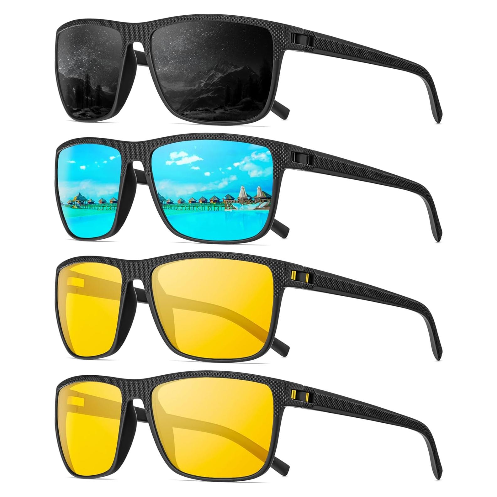Gafas de sol QALLY polarizadas para hombres con UV
