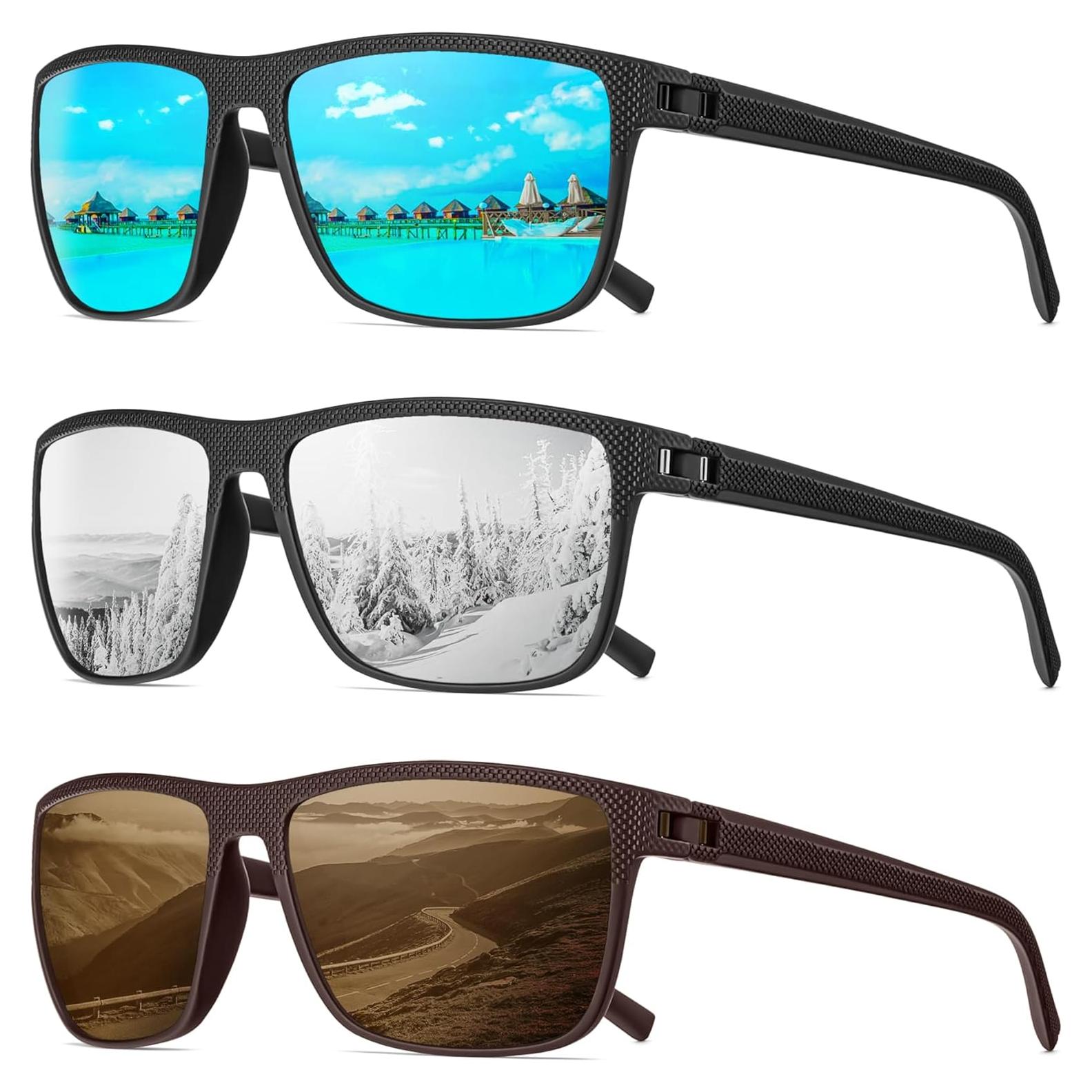 Gafas de sol QALLY polarizadas UV400 para hombres