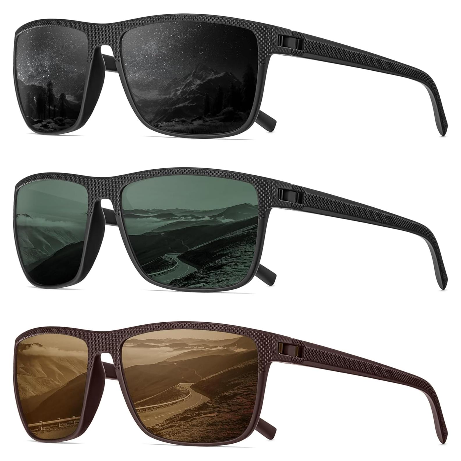 Gafas de sol QALLY polarizadas UV400 para hombres