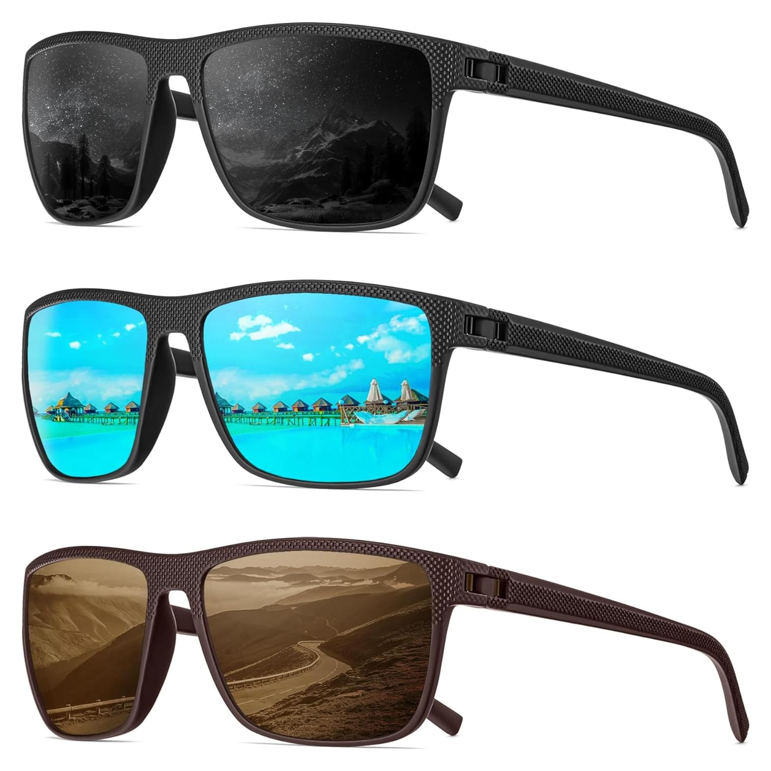 Gafas de sol QALLY polarizadas UV400 para hombres