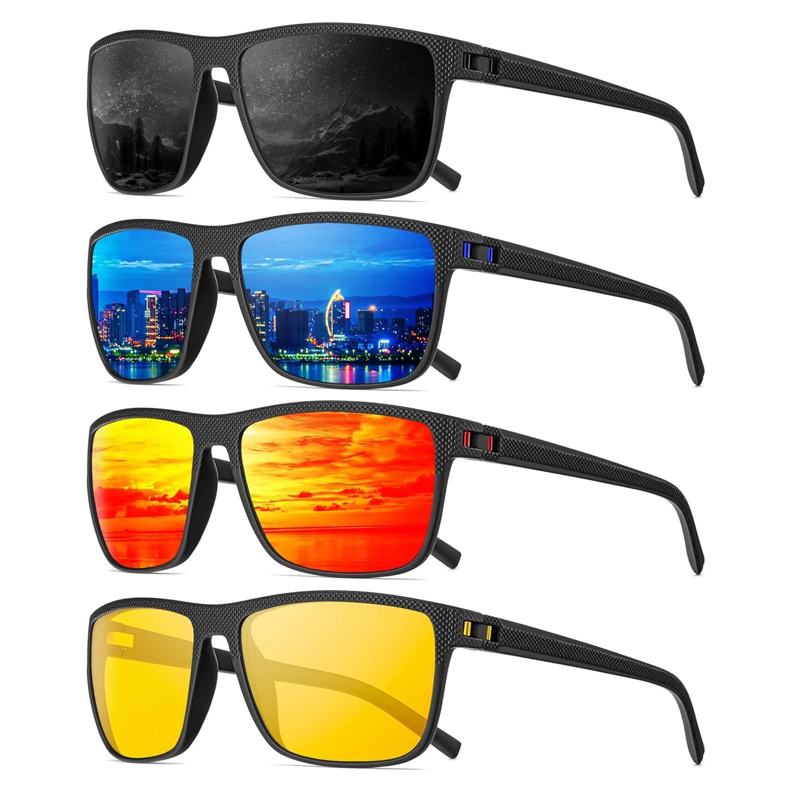 Gafas de sol QALLY polarizadas para hombres con UV