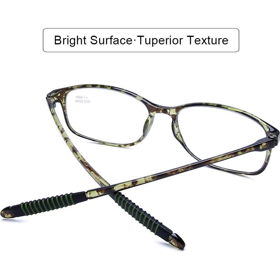 Gafas de lectura DOOViC 4 Pack anti luz azul y flexibles