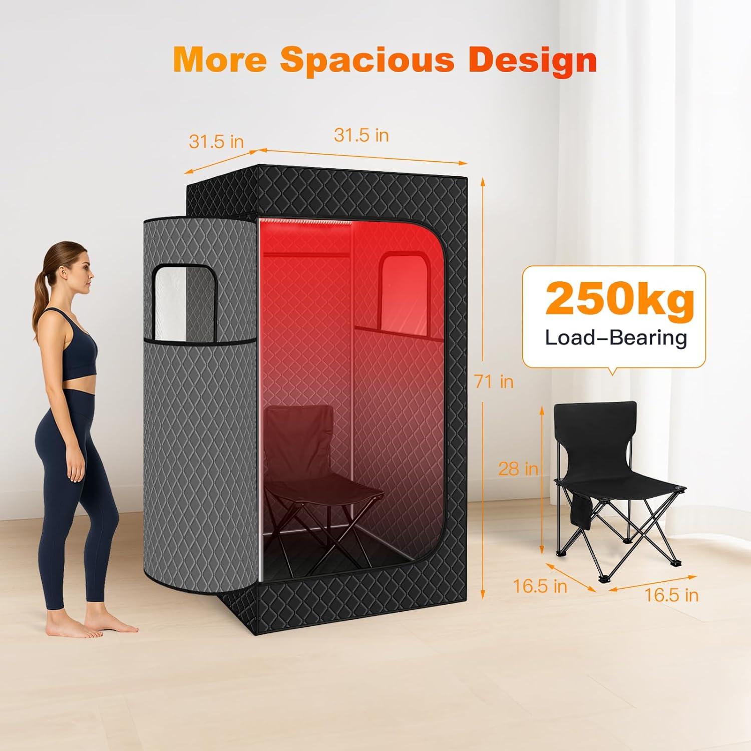 Caja de Sauna Infrarroja Portátil YouGather KC-S01 1 Persona