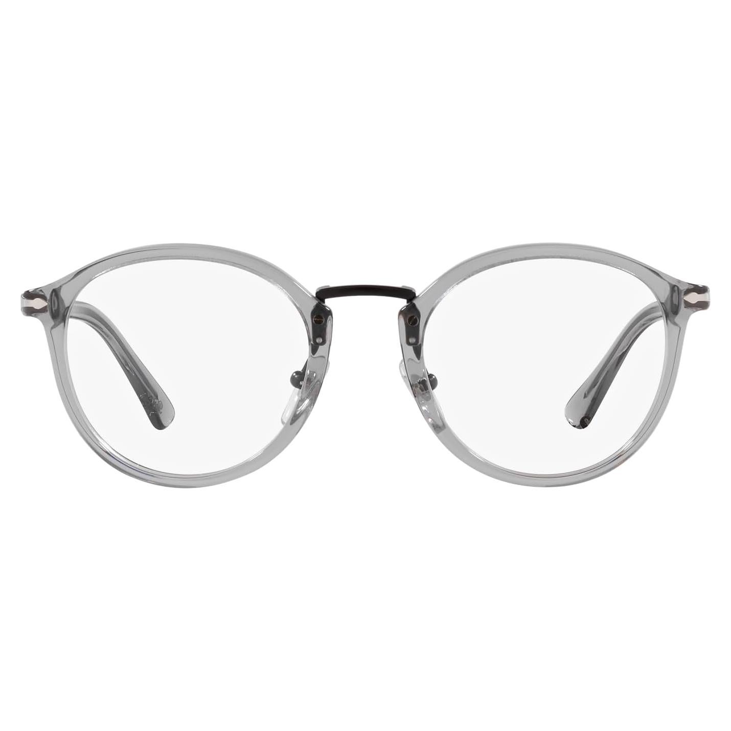 Montura de gafas redondas Persol PO3309V gris 51mm