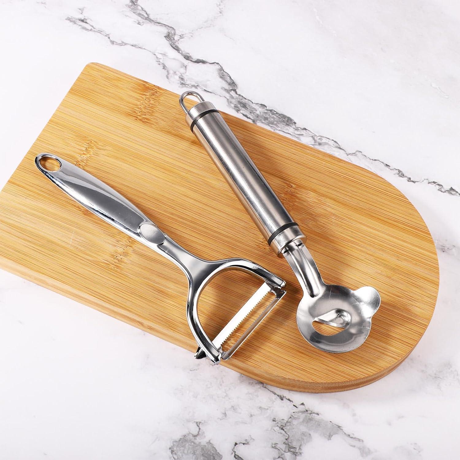 Juego de 2 Herramientas para Pelar Cactus Lyreh - Acero Inoxidable