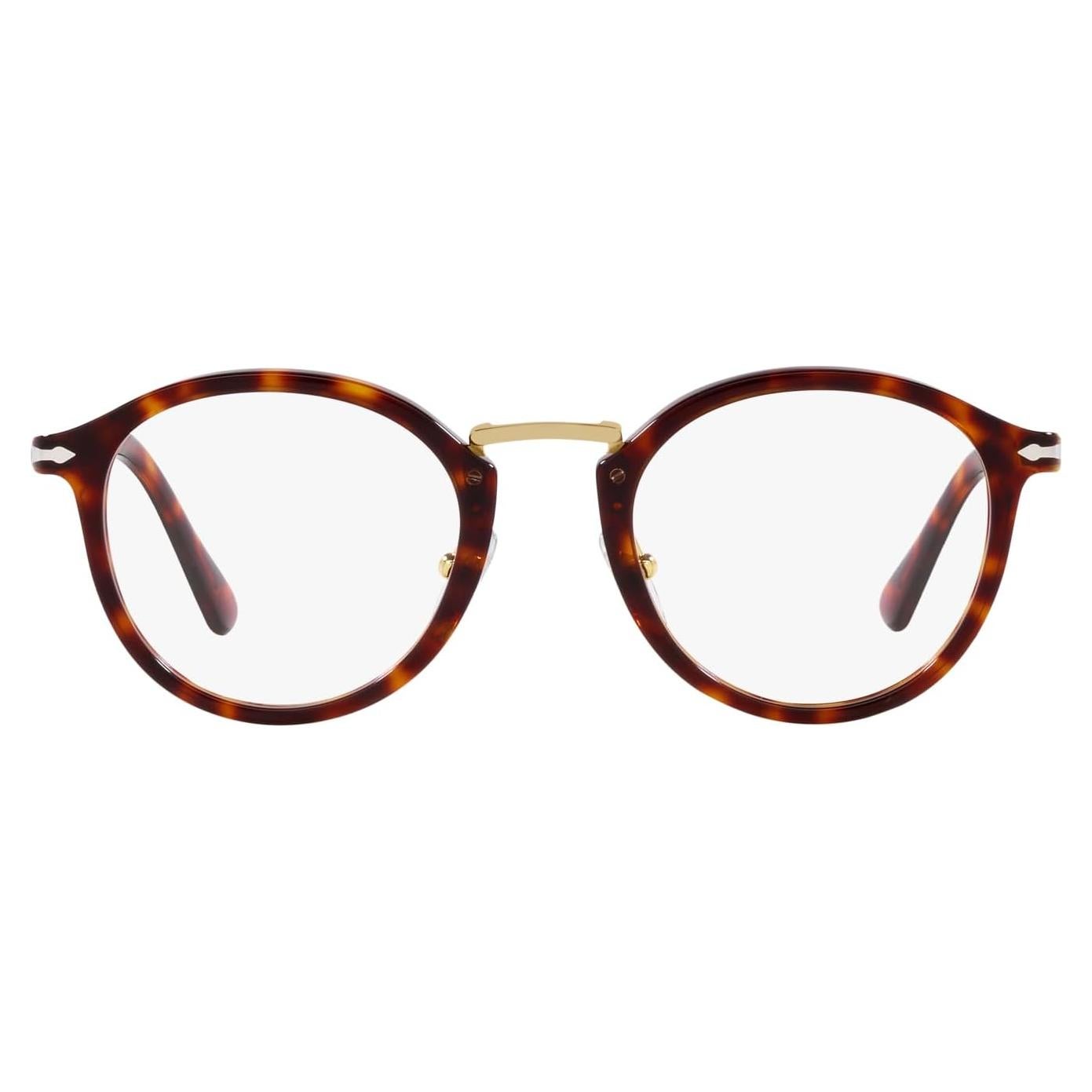 Gafas Recetadas Persol PO3309V Redondas Havana 51mm