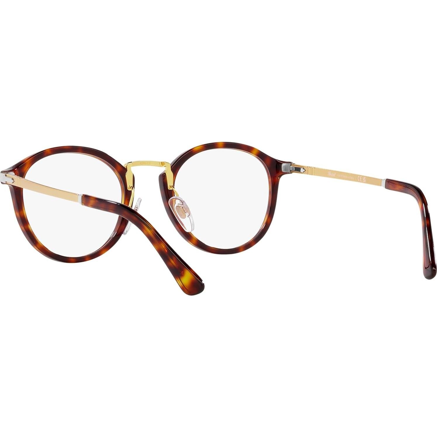 Gafas Recetadas Persol PO3309V Redondas Havana 51mm