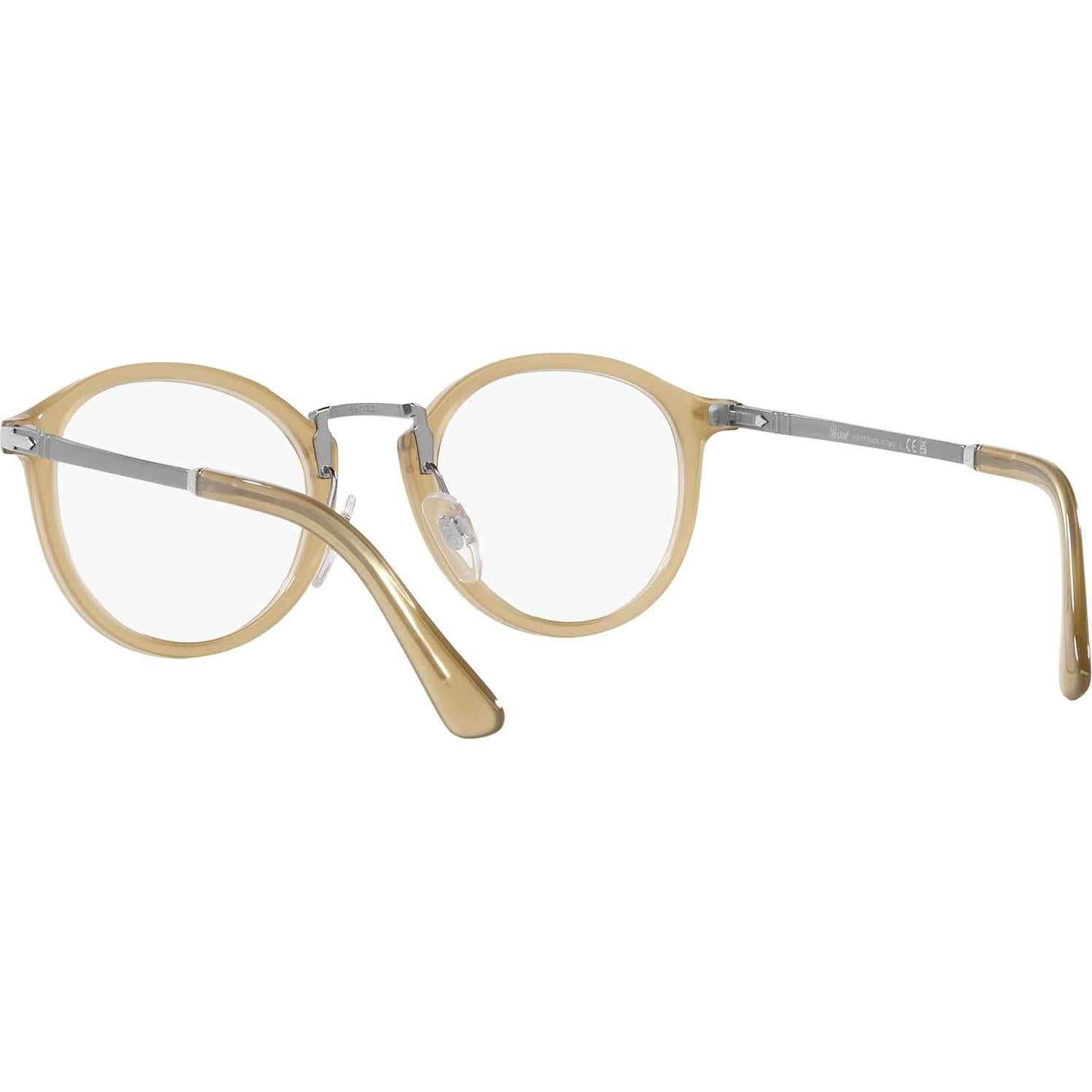 Gafas Recetadas Persol PO3309V Redondas Beige Opal 51mm