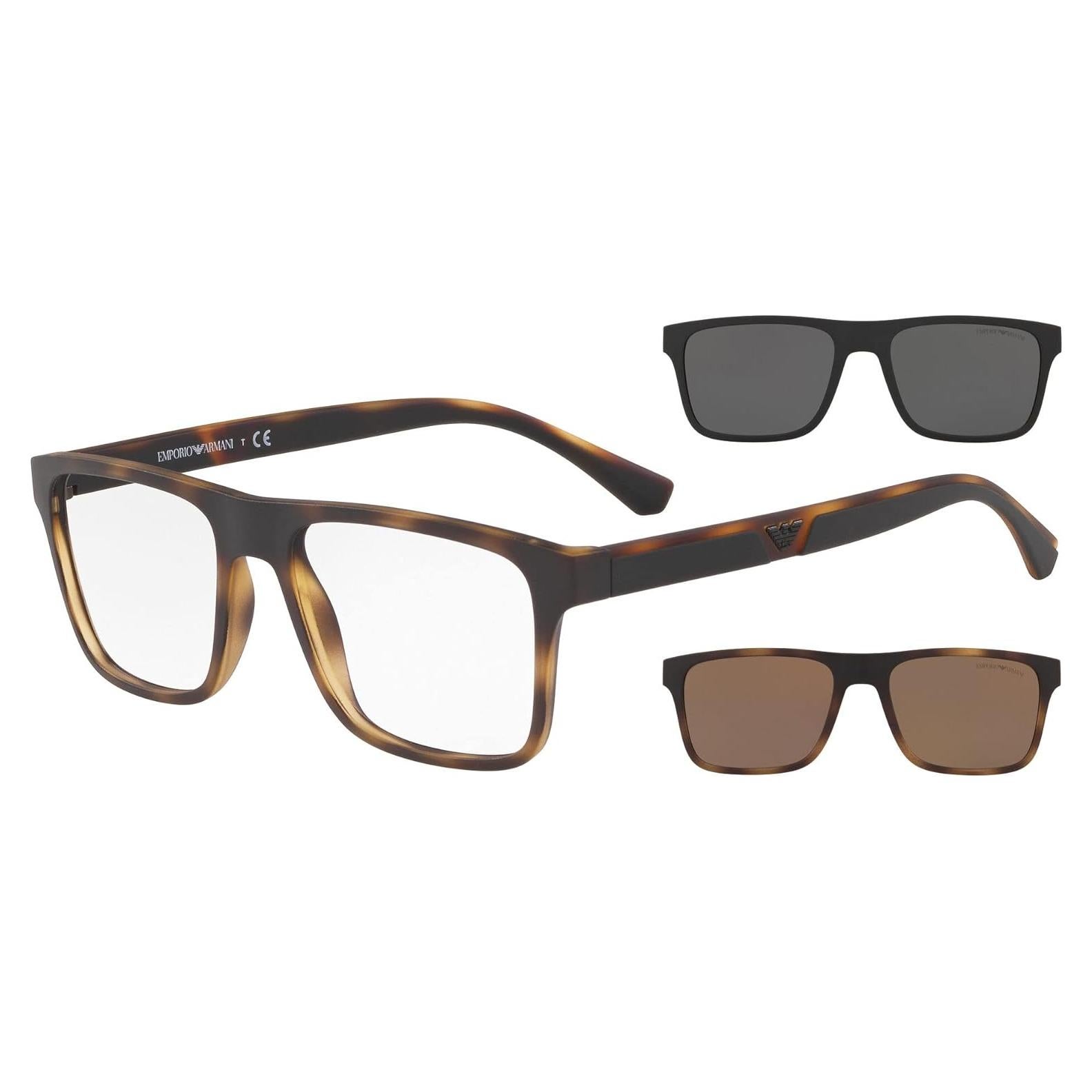 Gafas de Sol Emporio Armani EA4115 con Clip-Ons Intercambiables