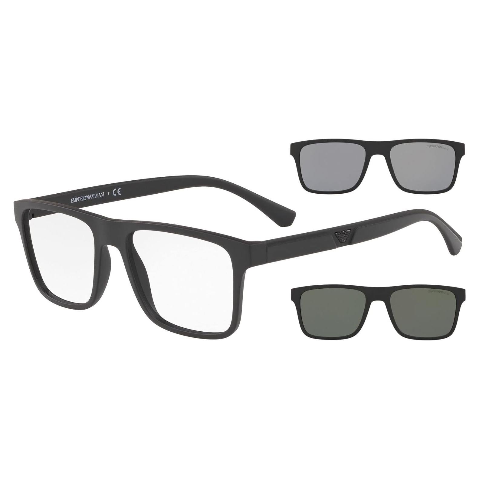 Gafas de Sol Emporio Armani EA4115 con Clip-Ons Intercambiables