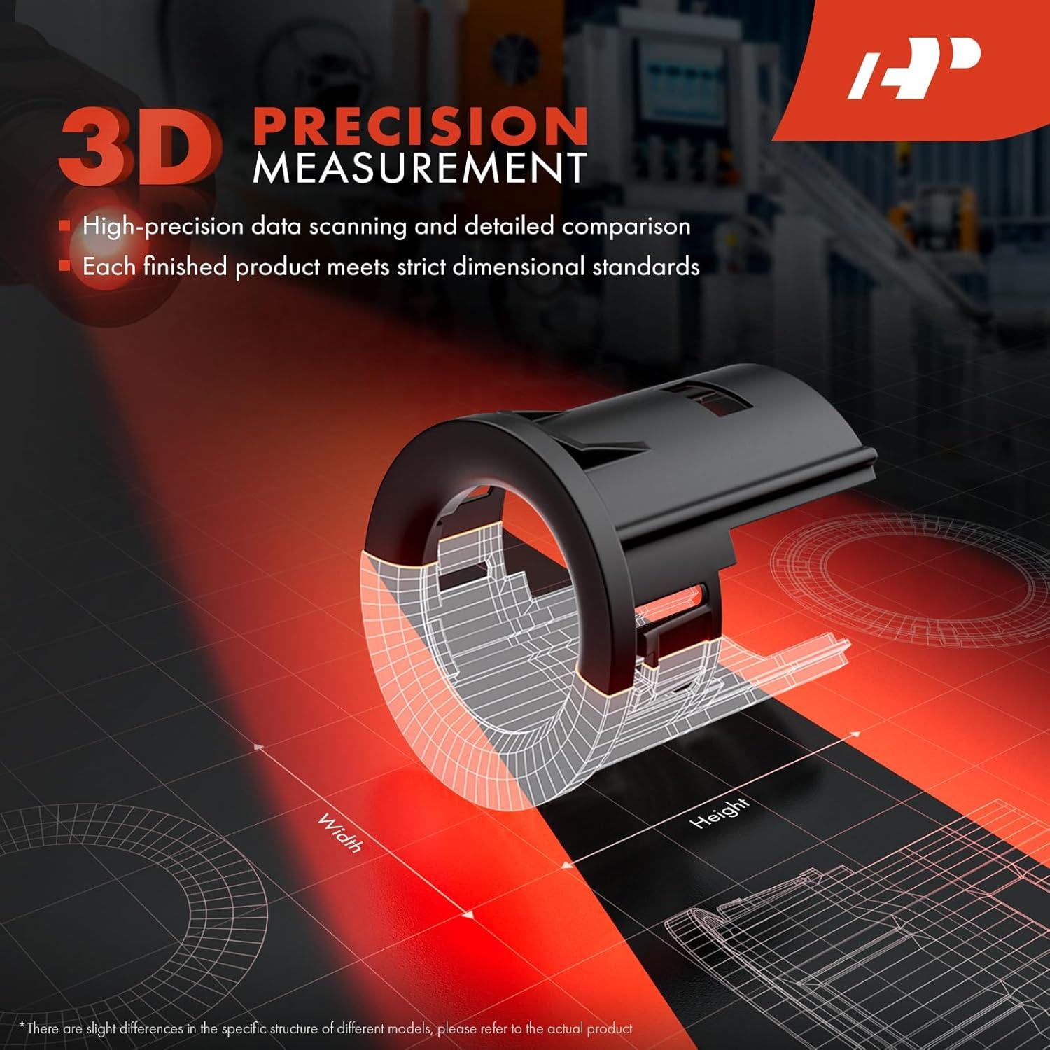 Soporte Sensor Estacionamiento A-Premium 4PC Chevrolet GMC
