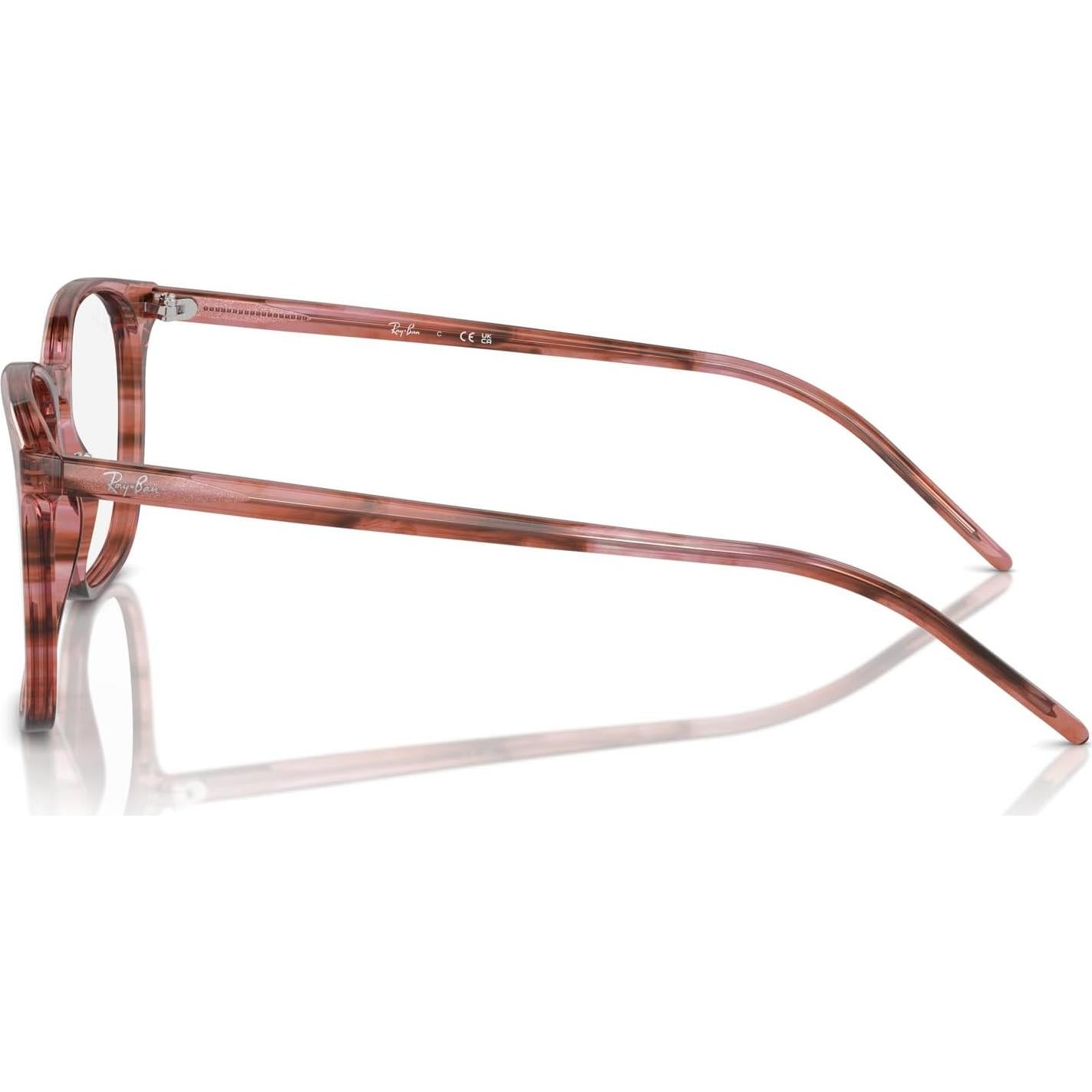 Gafas Ray-Ban RX5387 Cuadradas Rosa 52mm Prescripción