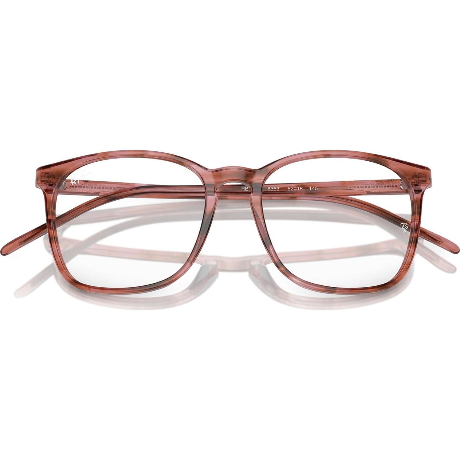 Gafas Ray-Ban RX5387 Cuadradas Rosa 52mm Prescripción