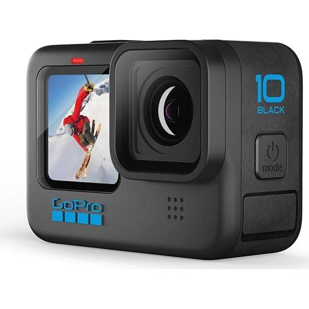 Cámara de Acción GoPro HERO10 Negro 5.3K 23MP Impermeable