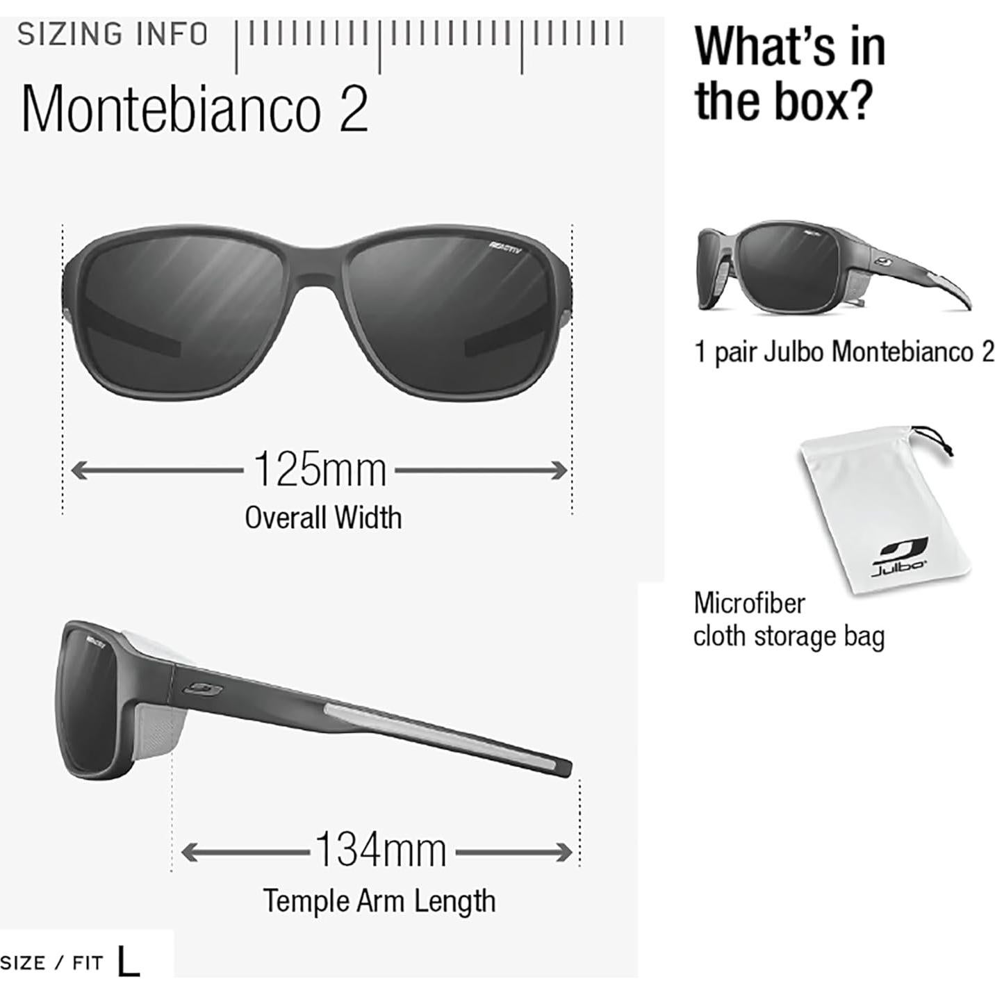Gafas de sol Julbo Montebianco 2 fotocromáticas 100% UV