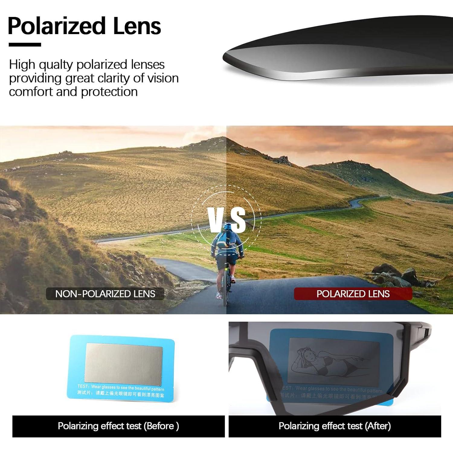 Gafas de Sol Deportivas Tsctswk Polarizadas UV Unisex