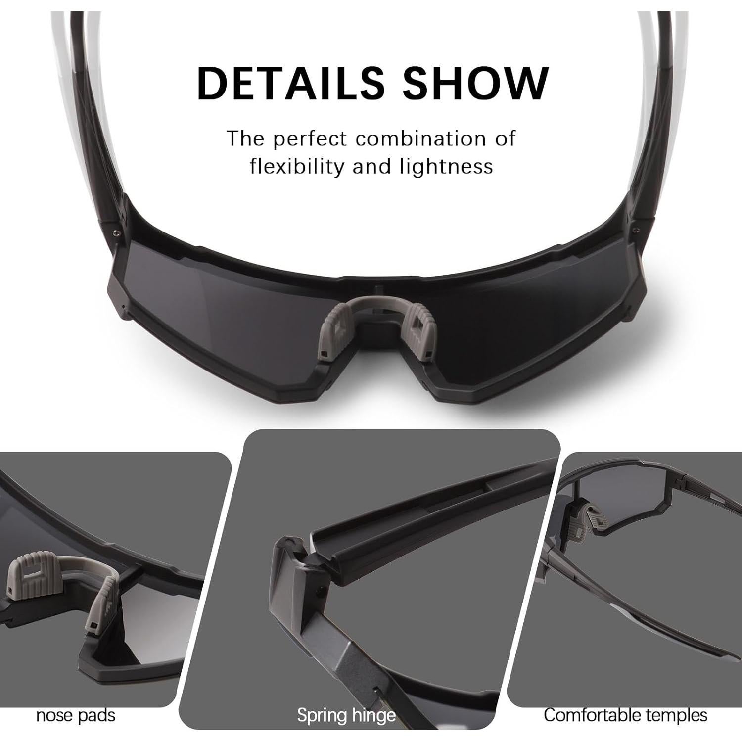 Gafas de Sol Deportivas Tsctswk Polarizadas UV Unisex