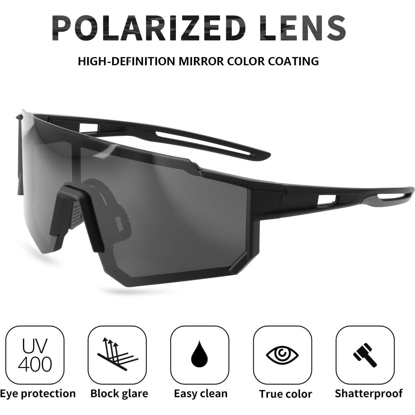 Gafas de Sol Deportivas Tsctswk Polarizadas UV Unisex