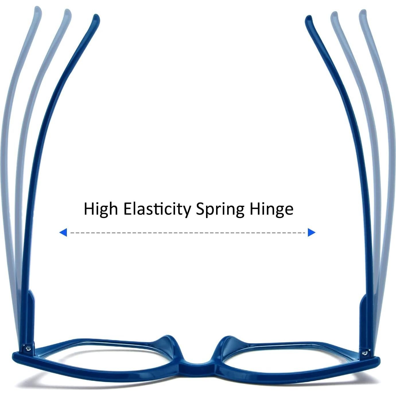 Gafas de lectura DXYXYO estilo ojo de gato 3 pares anti luz azul